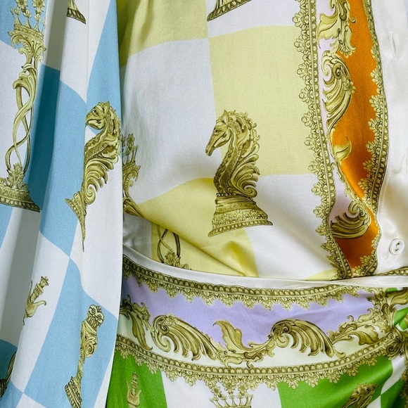 NWT ALEMAIS Checkmate Mate Mini Dress SZ 2 Fits like a SZ 6 - Picture 14 of 14